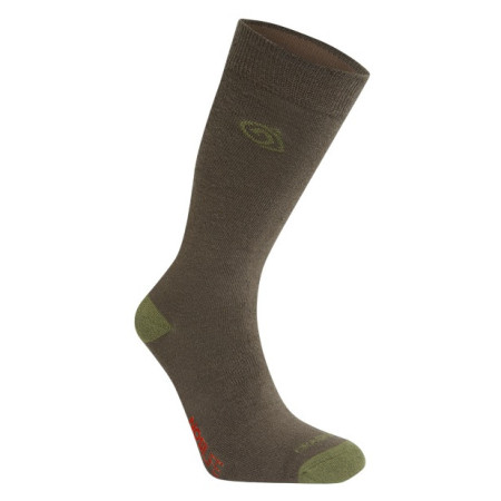 Șosete Craghoppers NosiLife Single Pck Sock verde închis WdldGr/WldOl