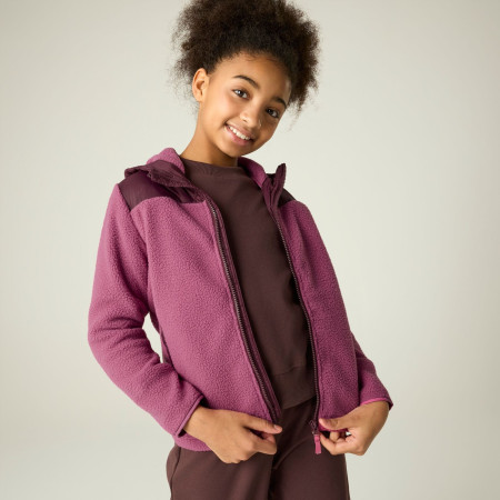Hanorac copii Regatta Myla Hybrid Jacket Fig/Violet