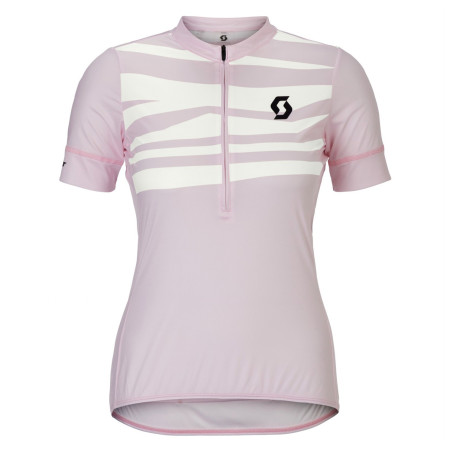 Tricou de ciclism femei Scott Jersey W's Endurance LT SS roz deschis bliss pink