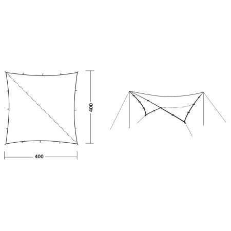 Prelata Robens Outback Tarp 4 x 4 m