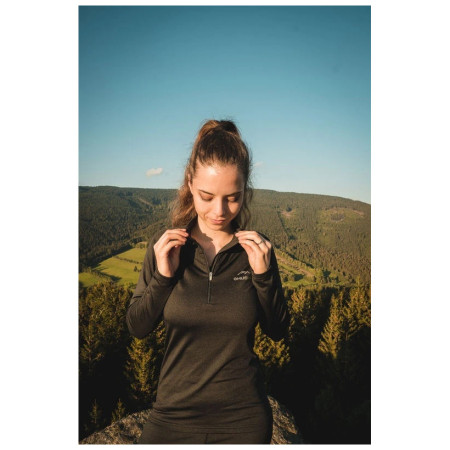 Tricou funcțional femei Husky Tromi zip L