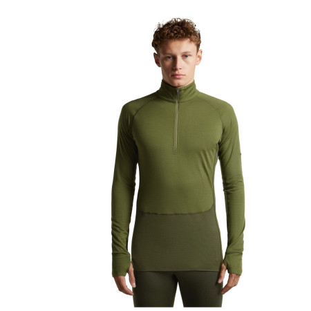 Tricou funcțional bărbați Icebreaker Men Mer 200 ZoneKnit LS Half Zip