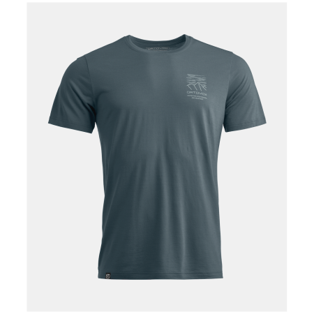 Tricou funcțional bărbați Ortovox 150 Cool Mtn Mission Ts M gri închis Dark Arctic Grey