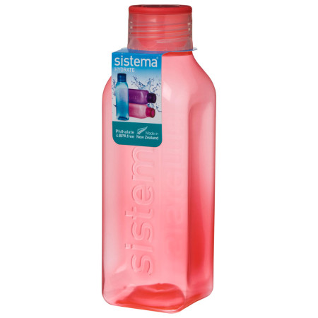 Sticlă Sistema Square 725ml roșu