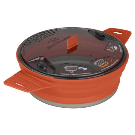 Cană pliantă Sea to Summit X-Pot 1.4 roșu