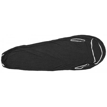 Inserție do Sac de dormitu Warmpeace Merino Capilar Inlet 180 cm negru