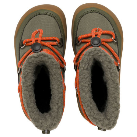 Încălțăminte de iarnă copii Viking Outdoor Footwear Birch Barefoot Warm WP Pull-on Olive