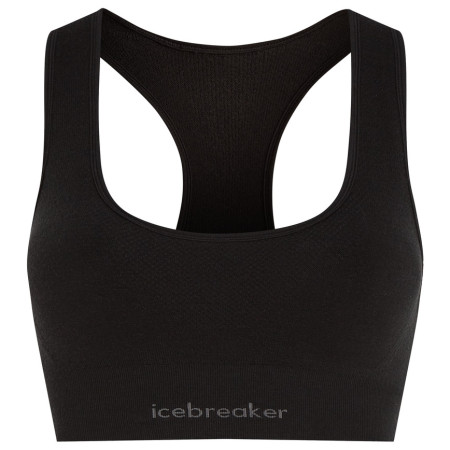 Bustieră Icebreaker Women Merino Blend 260 ZoneKnit™ Seamless Bra negru Black