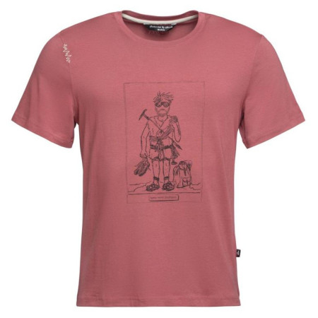 Tricou bărbați Chillaz Homo Mons Ascendere roșu red