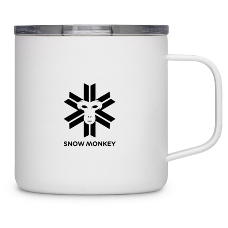 Cană termică Snow Monkey Booster alb white