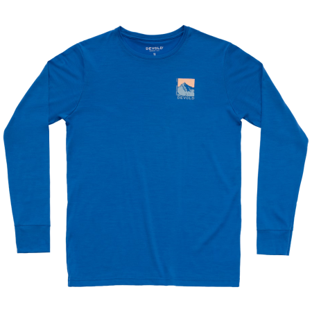 Tricou funcțional bărbați Devold Classic Summit Ls Man albastru Royal