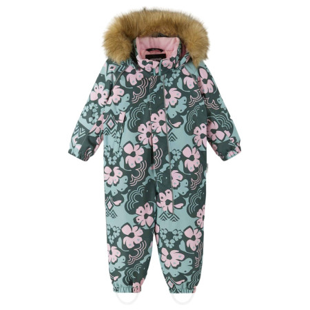 Salopetă copii Reima Lappi roz/verde Cool green