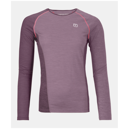 Tricou funcțional femei Ortovox 120 Cool Tec Fast Upward Ls W violet Wild Berry