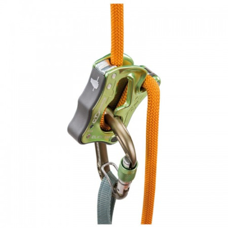 Coborâtor Climbing Technology Click Up Green cu HMS carabinieră
