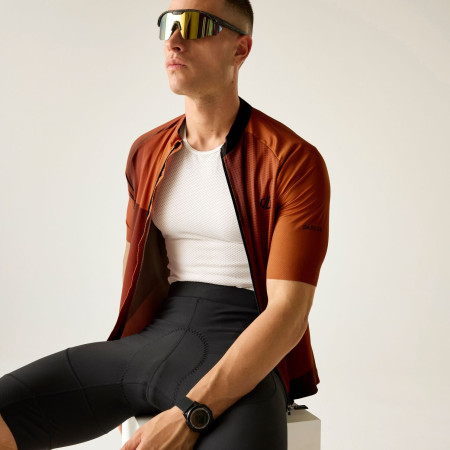 Tricou de ciclism bărbați Dare 2b Lightning Short Sleeve Printed Jersey