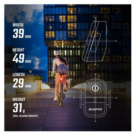Stop bicicletă Sigma Nyte 10