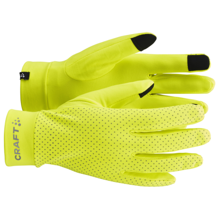 Mănuși Craft Lumen Fleece Glove 2 galben Yellow