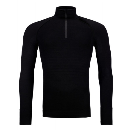 Hanorac funcțional bărbați Ortovox 230 Competition Zip Neck negru