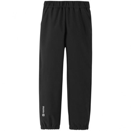 Pantaloni softshell copii Reima Helppo negru Black