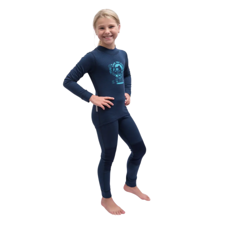 Tricou funcțional copii Sensor Merino DF Planet Deep Blue