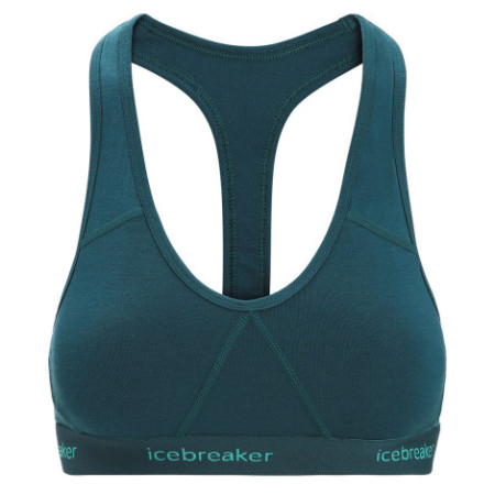 Bustieră Icebreaker Women Sprite Racerback Bra verde