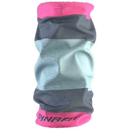 Fular circular Dynafit Light Merino Neck Gaiter albastru/roz 3181 - cloud blue/6A30