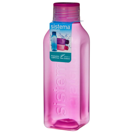 Sticlă Sistema Square 725ml roz