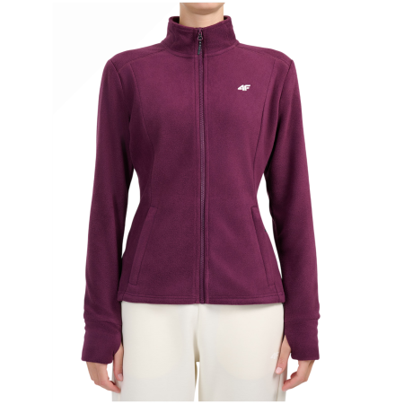 Hanorac femei 4F Fleece F479 vișiniu Burgundy