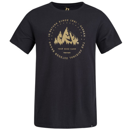 Tricou bărbați Hannah Greg 2023 negru/gri Anthracite