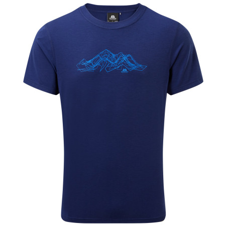 Tricou bărbați Mountain Equipment Groundup Mountain Tee Medieval Blue