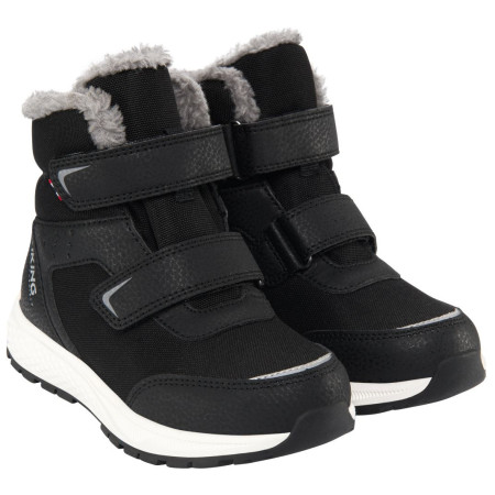 Încălțăminte de iarnă copii Viking Outdoor Footwear Equip Warm WP 2V Black/Grey