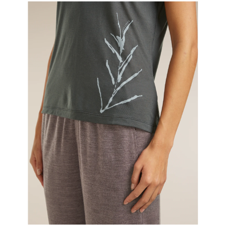 Tricou funcțional femei Icebreaker Merino Blend Core SS Tee Panax