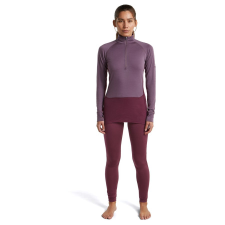 Tricou funcțional femei Icebreaker Women Mer 200 ZoneKnit LS Half Zip