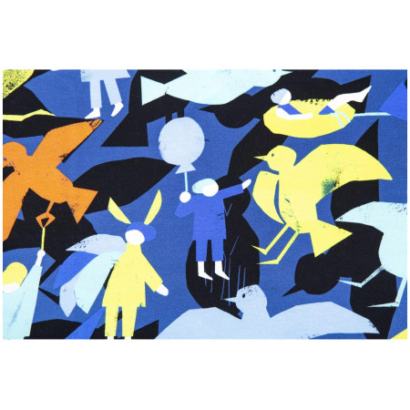 Tricou copii Wouki Bara Super blue