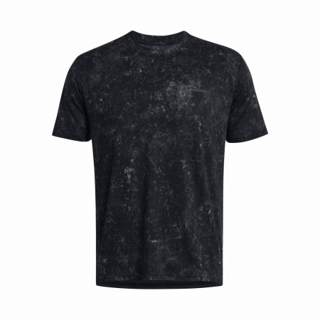 Tricou funcțional bărbați Under Armour Rush Energy Print SS negru Black/Black