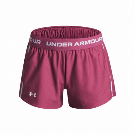 Pantaloni scurți copii Under Armour G Tech Play Up Short-RED violet închis/roz Red