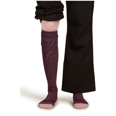 Șosete femei Icebreaker Women Merino Blend Ski+ Medium OTC Mountain Contour