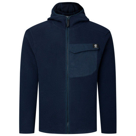 Hanorac bărbați Dare 2b Firn Hooded Borg Fleece albastru închis Navy