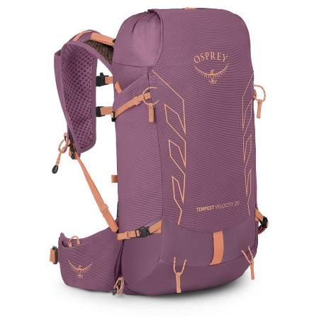 Rucsac turistic femei Osprey Tempest Velocity 20 violet pashmina/melon