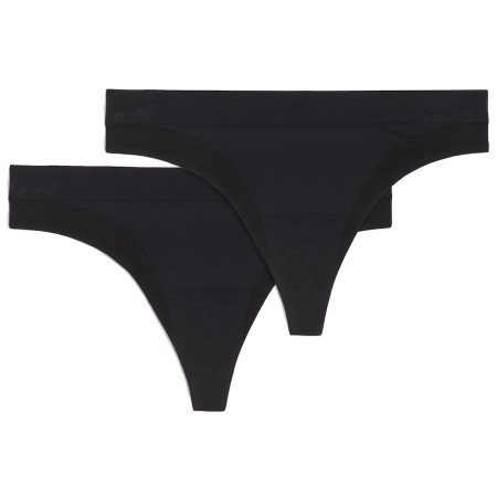 Chiloți femei Puma 3D Knit Sport Strings 2P negru black