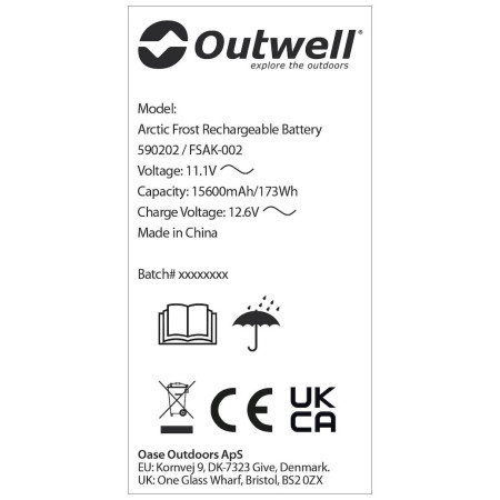 Baterie reîncărcabilă Outwell Arctic Frost Rechargeable Battery