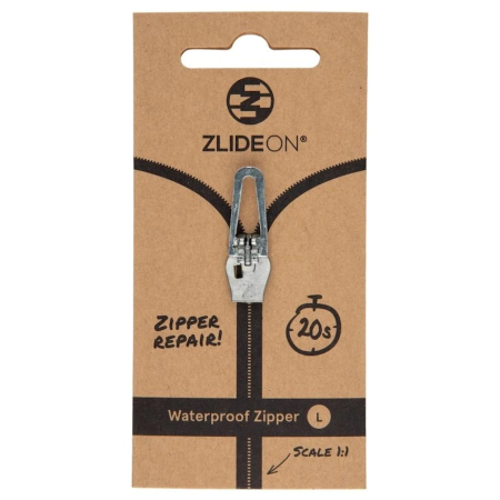 Glisor fermoar de rezervă ZlideOn Opravný jezdec pro voděodolné zipy - L argintiu silver