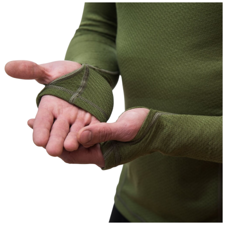 Tricou funcțional bărbați Sensor Merino DF cu mân. lungă și glugă