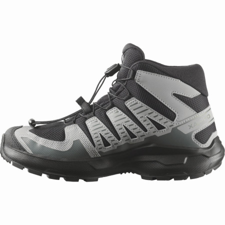Încălțăminte copii Salomon Xa Pro Mid Wp J Black-Sedona Sage-Wrought Iron