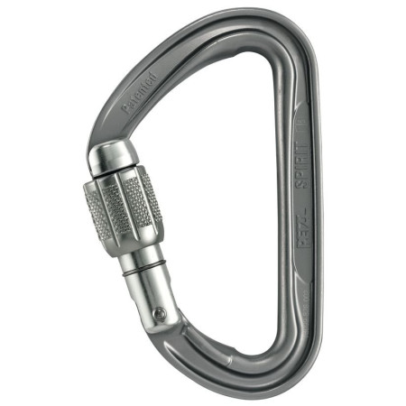 Carabină Petzl Spirit Screw Lock gri