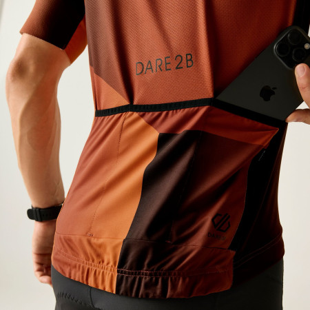 Tricou de ciclism bărbați Dare 2b Lightning Short Sleeve Printed Jersey