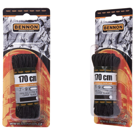 Șireturi Bennon Laces Black Box 170 cm