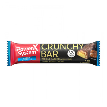 Baton Jerky Power System Crunchy Bar 32% Vanilla with Crunchy Caramel 45g