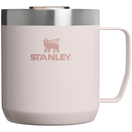 Cană termică Stanley Stay-Hot Camp Mug 350 ml roz Hammertone Rose Quartz