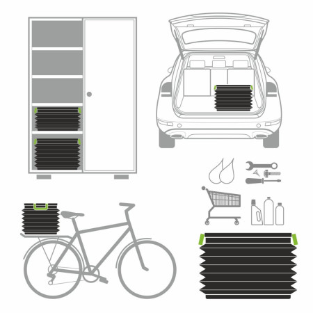 Cutie pliantă cu capac Yolco CP60